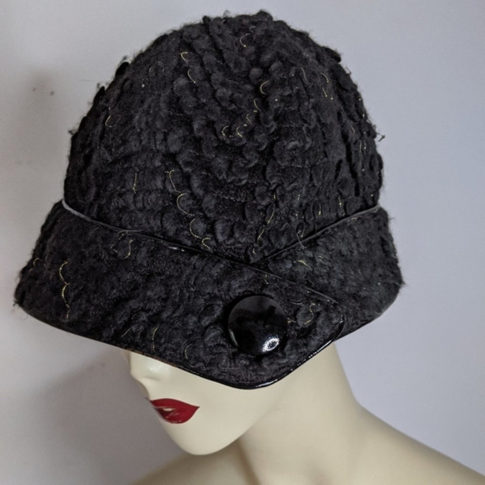 Eugenia Kim - Black and gold hat